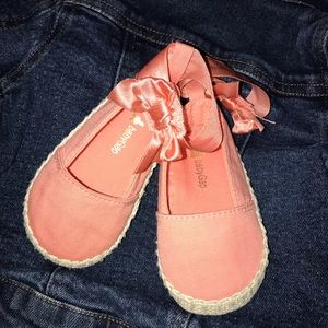 🌺Precious Baby Gap Espadrilles Shoes w/Side Bows